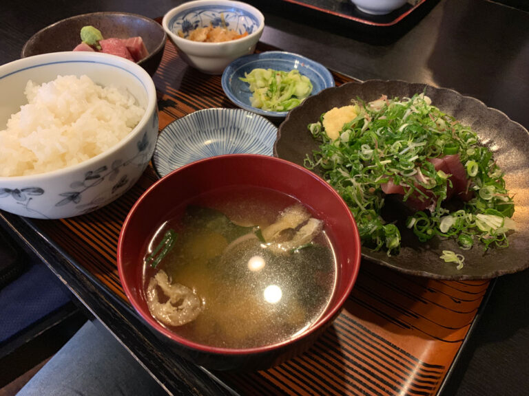 menu du jour à Tokyo