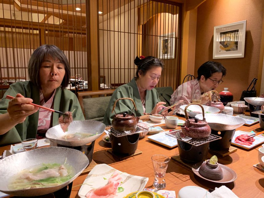 shabu shabu en restaurante japones