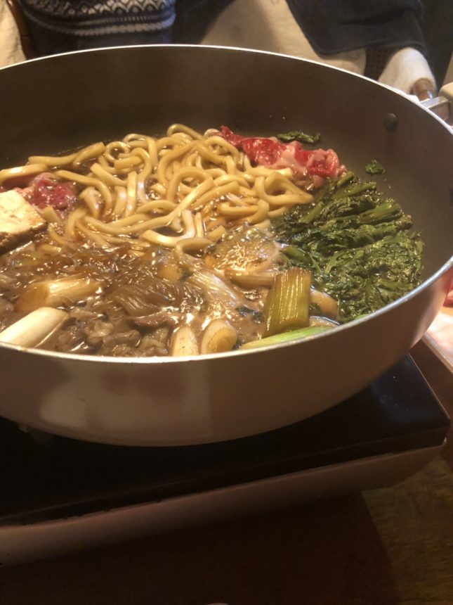 sukiyaki en Casa