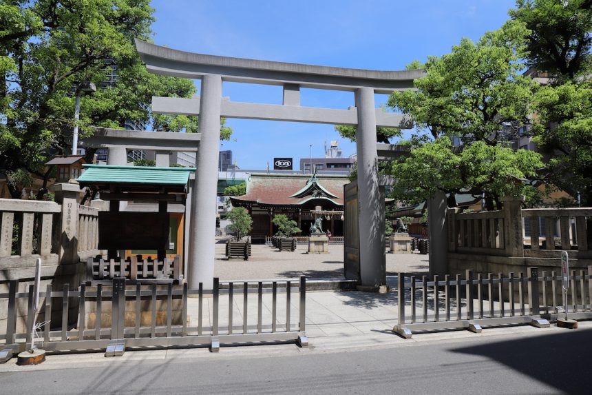 Torii gate of Imamiya Ebisu