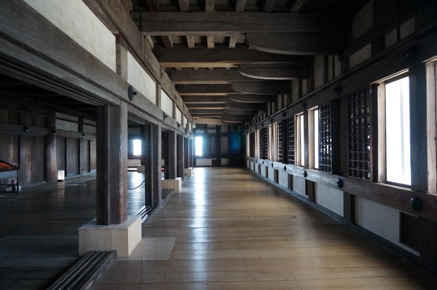 Inside the Himeji Castle