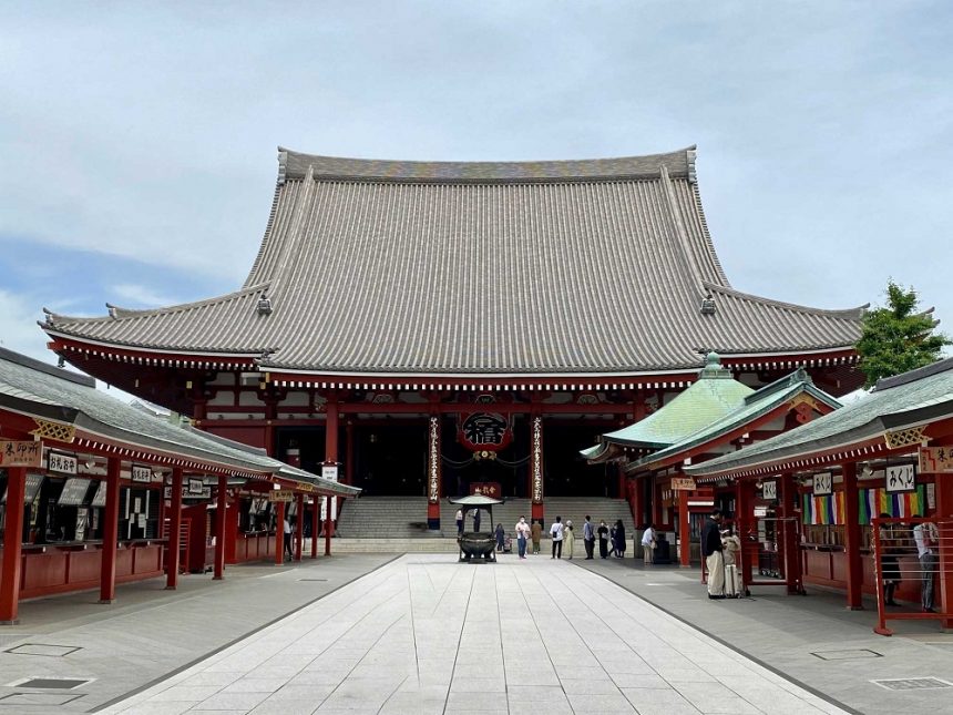 Le temple Senso-ji à Asakusa