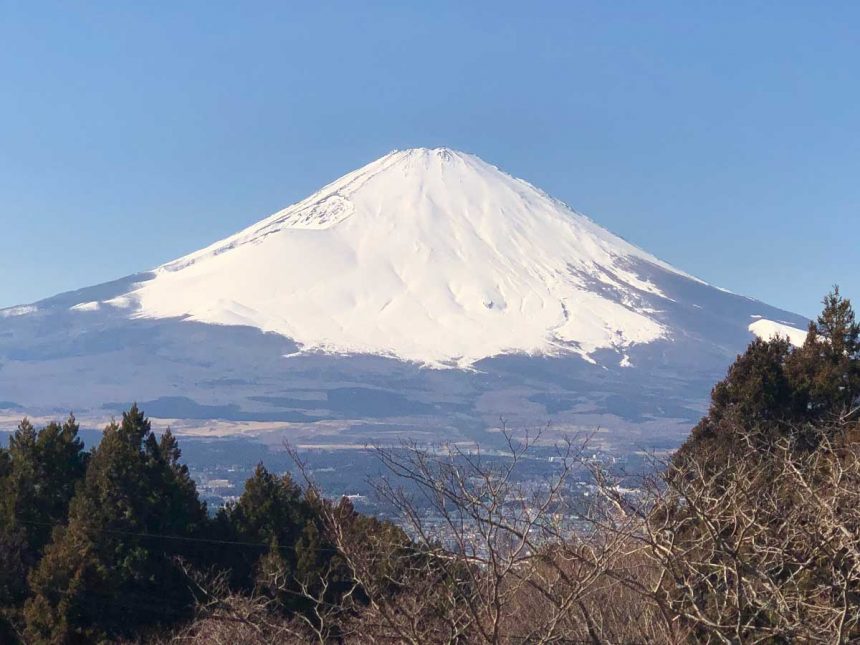 Mont Fuji d'Otomotoge en février