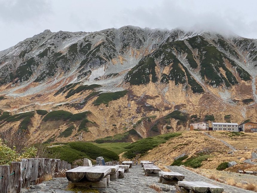 Terminal de Murodo sur la route alpine de Tateyama Kurobe