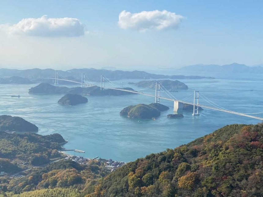 Le pont de Kurshima Kaikyo Ohashi, Shimanami Kaido